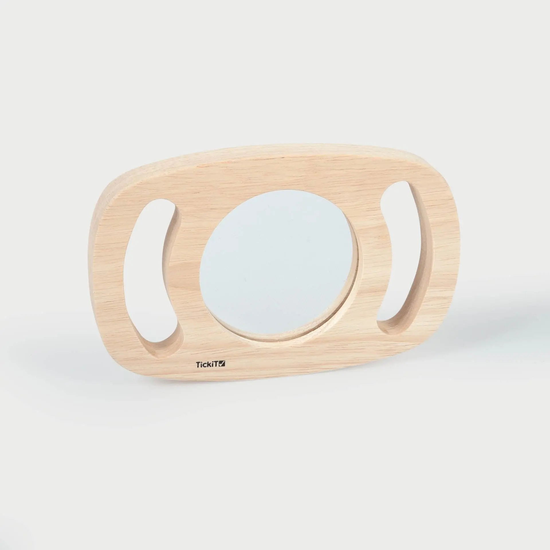 Miroir bébé en bois d’hévéa – Image 2
