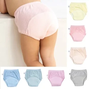 Culotte d&rsquo;apprentissage​ bébé – Apprentissage propre en douceur – Réutilisable, confortable et anti-fuite