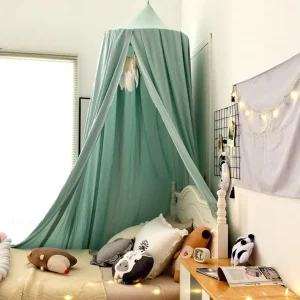 Ciel de lit bébé moustiquaire – Protection anti-moustiques douce et élégante pour nuits paisibles