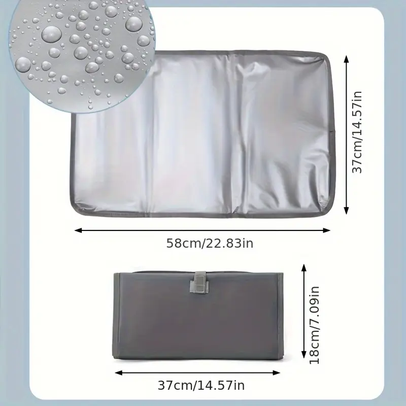Ensemble sac à langer 2 pièces avec matelas à langer intégré – pratique et élégant – Image 8