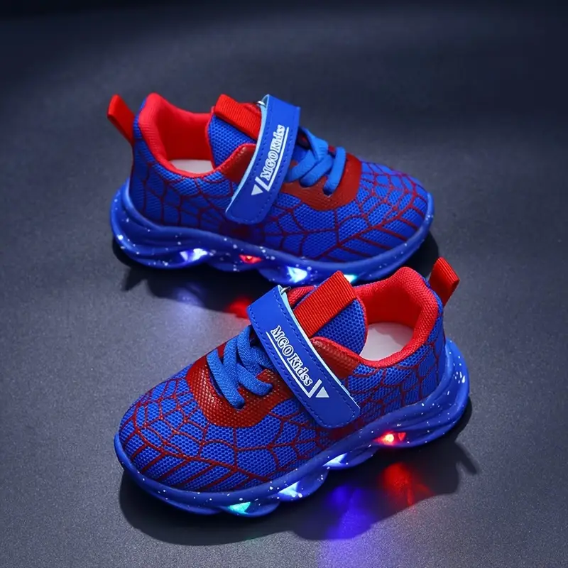 Baskets LED enfants – chaussures lumineuses rechargeables pour garçon sporty – Image 8