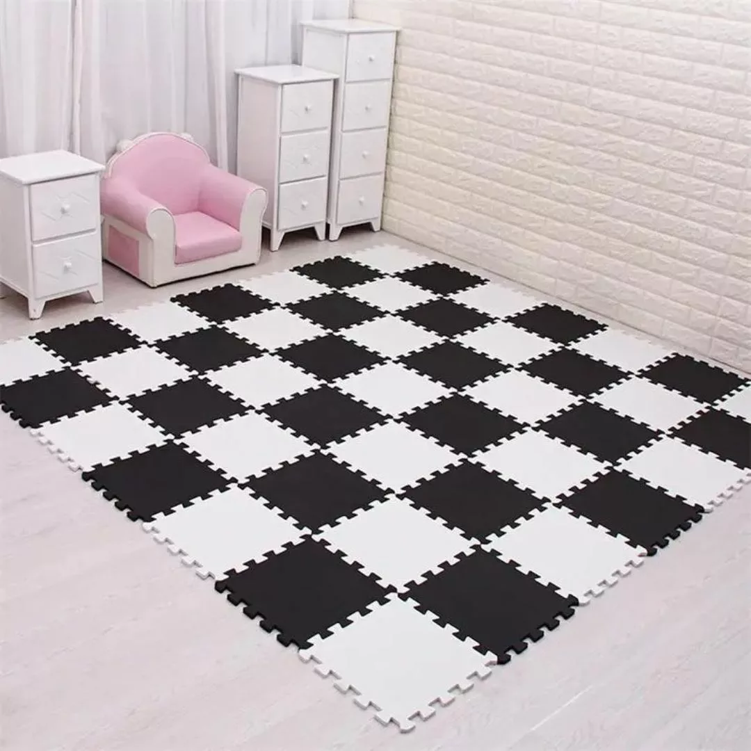 Tapis mousse pour bébé – Aire de jeu sécurisée et confortable – Design doux & antichocs pour l’éveil sensoriel – Image 5