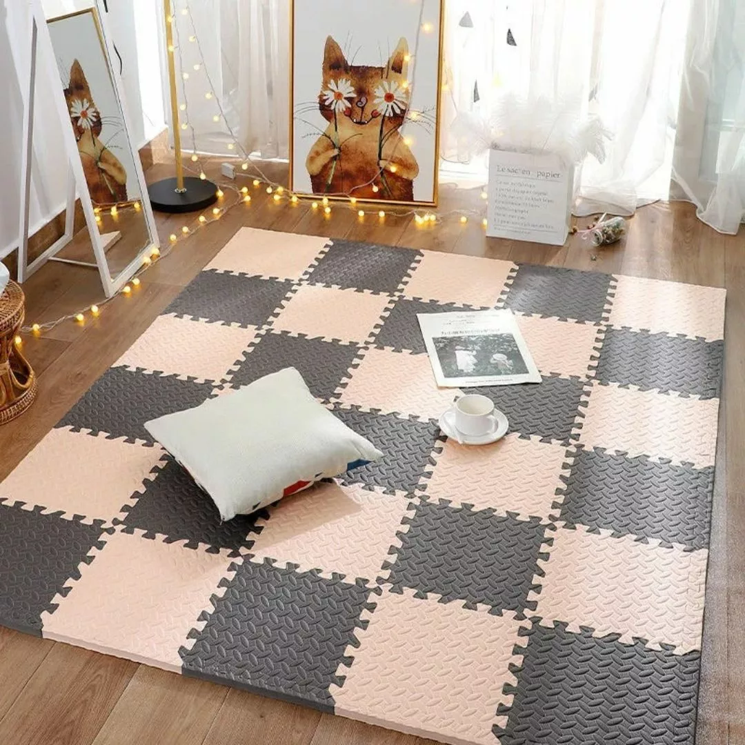 Tapis mousse pour bébé – Aire de jeu sécurisée et confortable – Design doux & antichocs pour l’éveil sensoriel