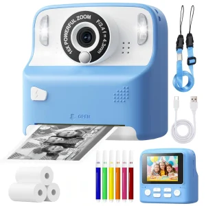 Appareil photo instantané enfant avec écran 2,4″ – ludique et facile à utiliser