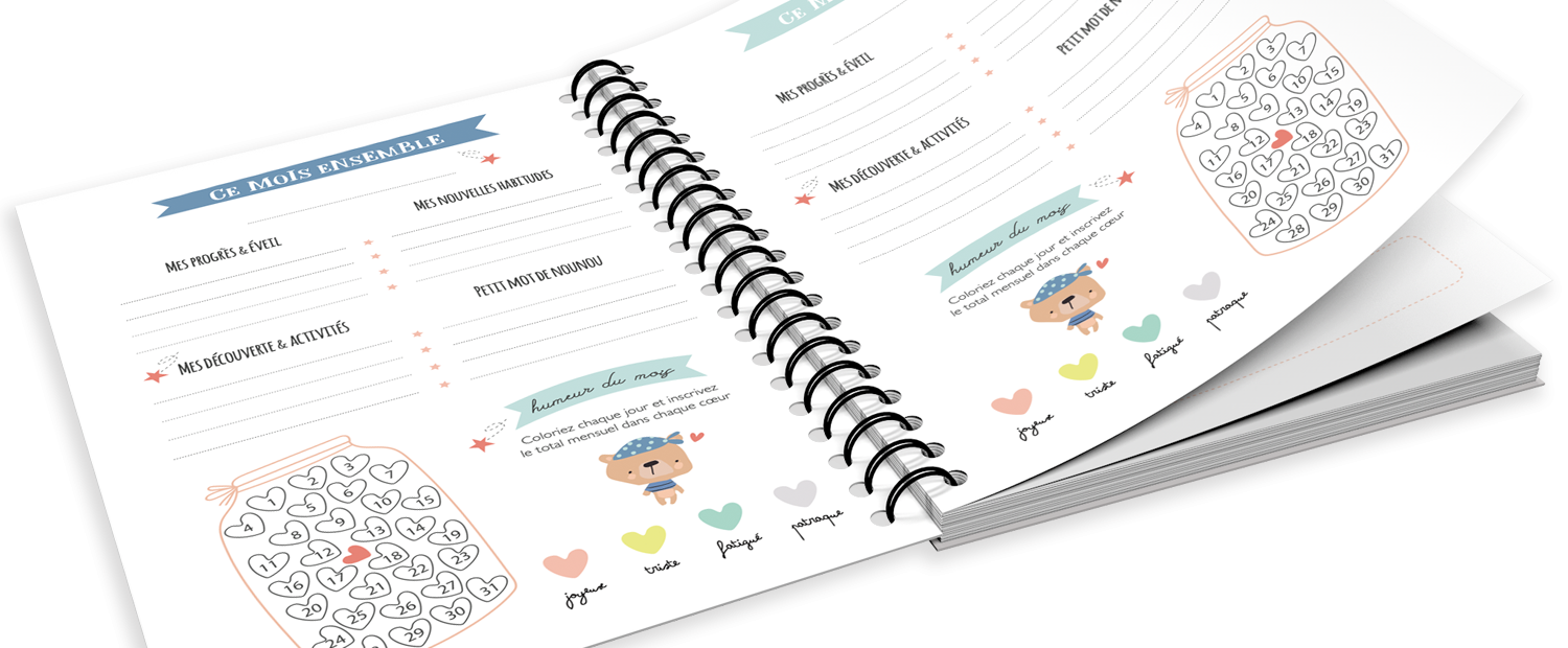 Carnet de Liaison Nounou Pirate 0-12 mois – Suivi Complet sur 1 An – Image 4