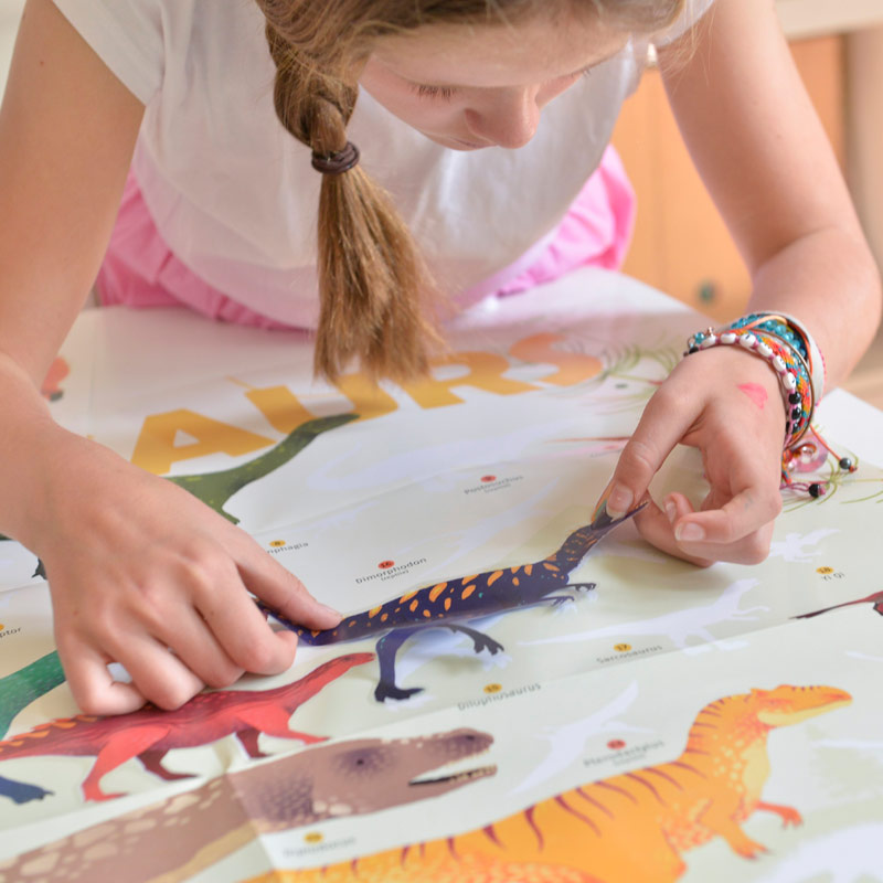 Kit «Discovery Stickers» Dinosaures, Poppik – Image 3
