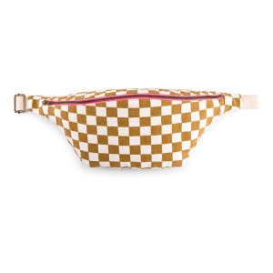 Sac banane Damier Caramel, Rose in April