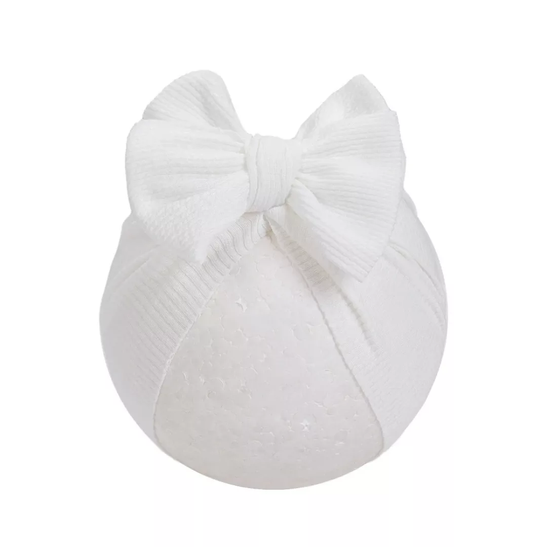 Bonnet naissance fille – Coton doux et chaud pour nouveau-né – Idéal maternité et cadeau de naissance – Image 6