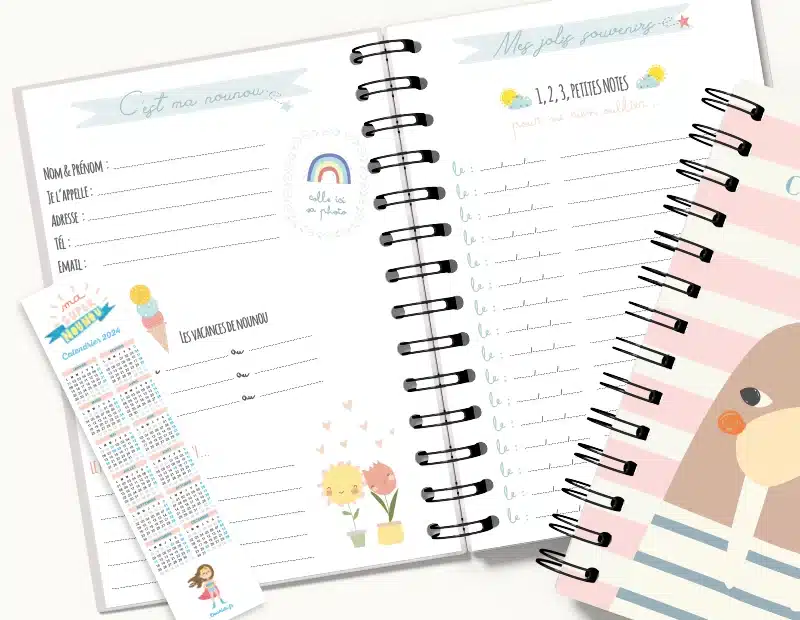 Cahier de Liaison Nounou Morse – Suivi Complet sur 1 An – Image 4