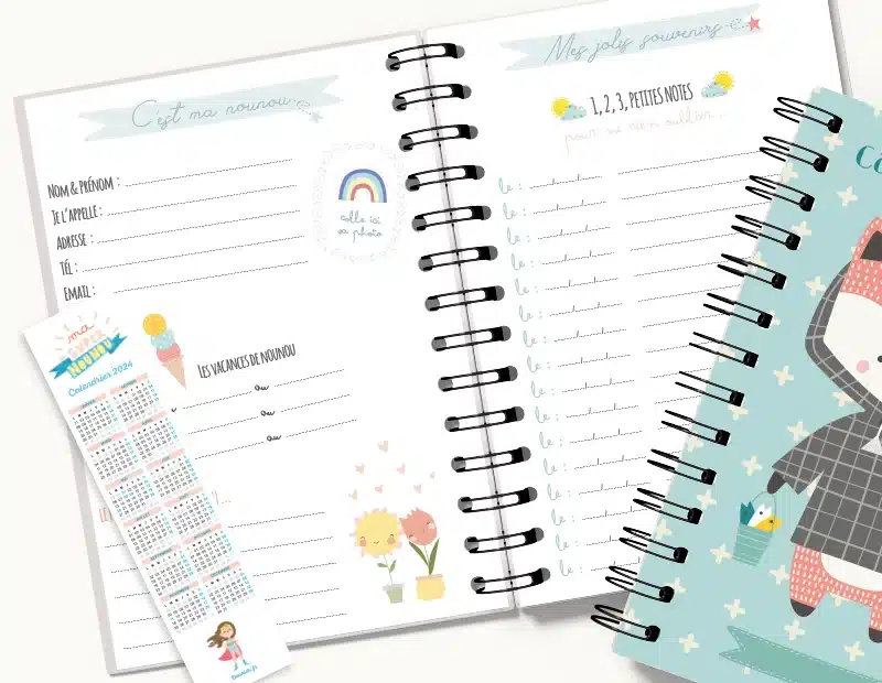 Cahier de Liaison Nounou Renard – Suivi Complet sur 1 An – Image 4