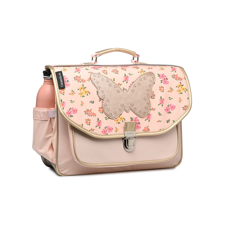 Cartable d’école 38cm Papillon Liberty Rose, Caramel & Cie – Image 2