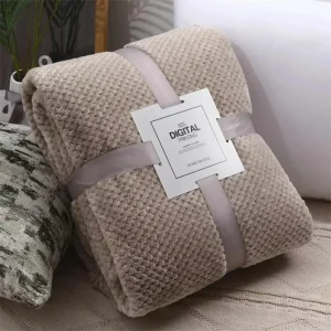 Couverture polaire légère pour voyage voiture – Confort ultra doux et chaleur nomade en déplacement