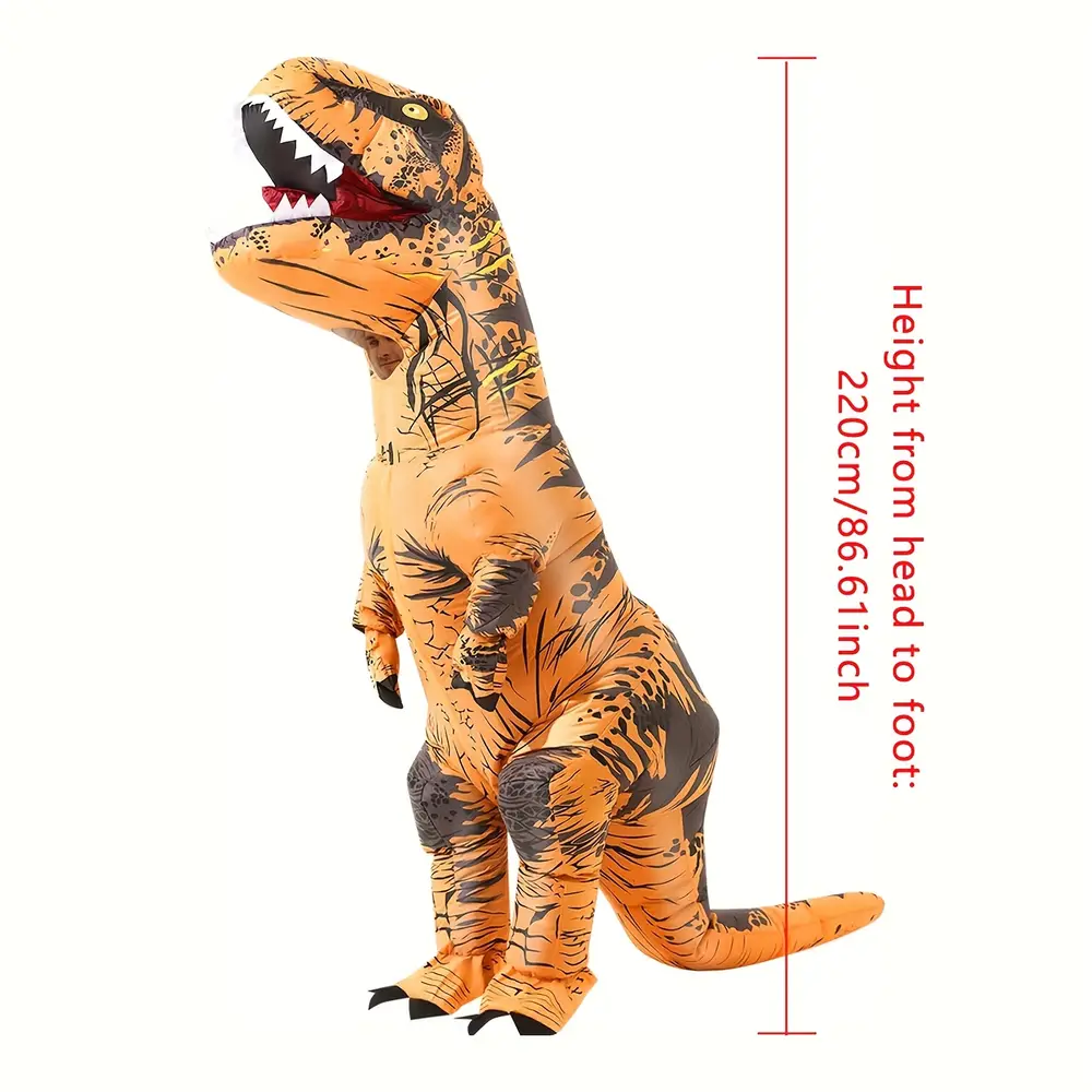Costume dinosaure gonflable T-Rex adulte – déguisement réaliste et fun – Image 2