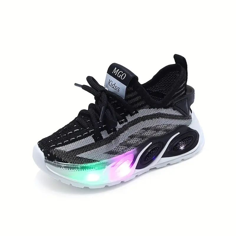 Baskets enfant en maille respirante avec semelles LED – confort et style – Image 9