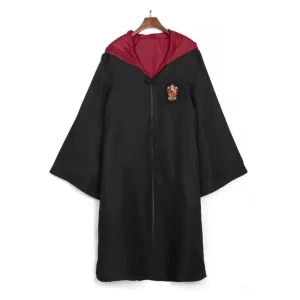 Cape Harry Potter adulte avec capuche – Insignes maisons officielles – Costume cosplay