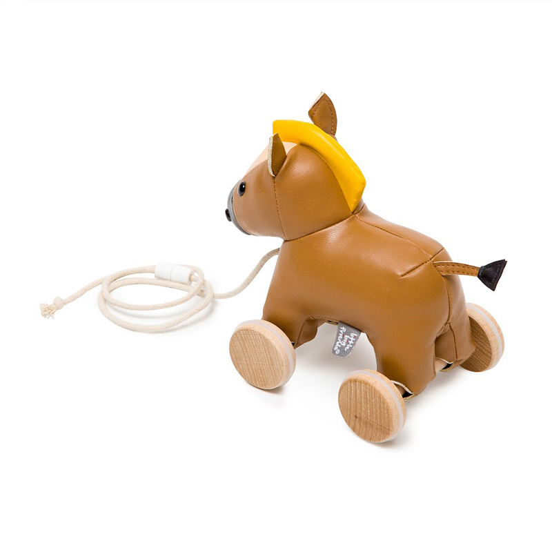 Cheval à roulettes, animal à tirer Little Big Friends – Image 3
