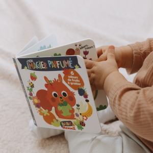 Livre sensoriel – imagier des odeurs pour bébé