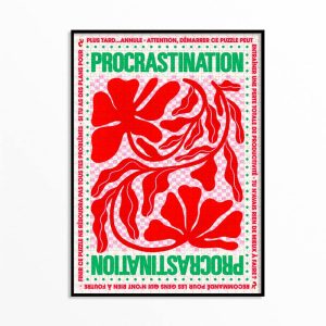 Puzzle 1000 pièces «Procrastination», Piece & Love
