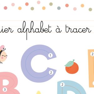 Mon Premier Alphabet à Tracer et Modeler – Apprentissage Ludique en PDF